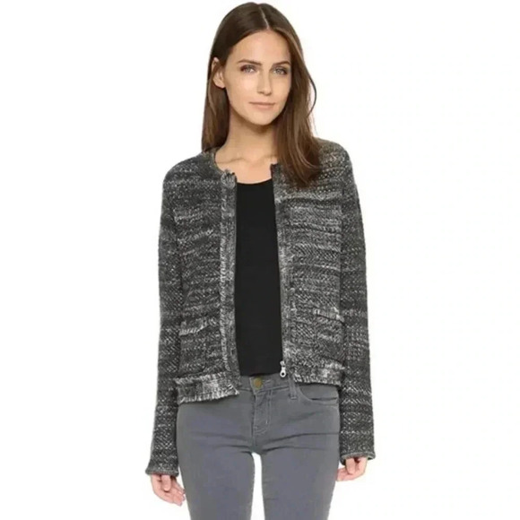 Joie porsha soft tweed boucle sweater blazer - Picture 4 of 12